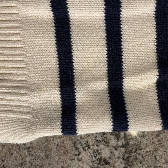 Hudson North - Breton Summer Sweater (Cream/Blue) - Size S - Picture 4 of 7